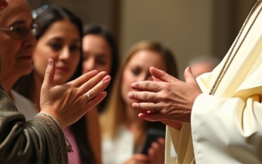 Leone XIV saluta i fedeli